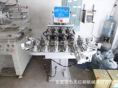 P4C印高爾夫球旋轉(zhuǎn)移印機 專業(yè)制造商力天機械全方位介紹